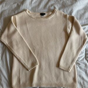 Vintage J Crew Classic Cream Sweater